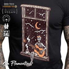 Skull Playing Guitar Mens