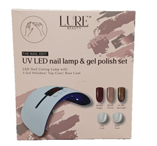 LURE BEAUTY  UV LED NAIL LAMP & GEL POLISH SET