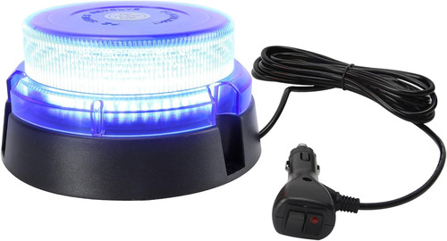 Blue led warning - warning, strobe