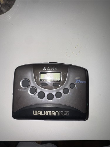 Sony walkman fx251 fully - walkman, wm-fx251
