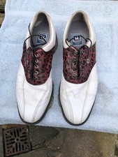 Rare Footjoy Dryjoys Icon Flex2 Spiked Golf Shoes Size 11 M.Rare ?skin