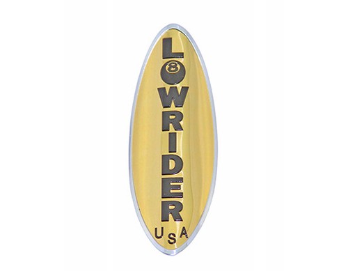 Bike lowrider usa name plate - bike,