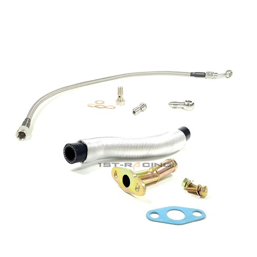 Turbo oil feed return - feed, line