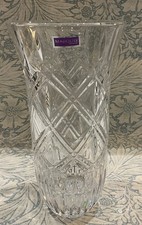  Waterford Lead Crystal Marquis Lacey 9" Vase new and boxed 