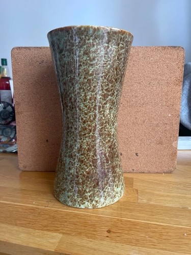 Vintage vase with - lava, glaze