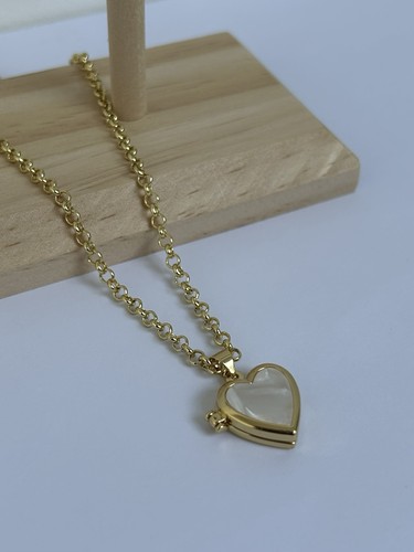 18k natural shell love - 18k,