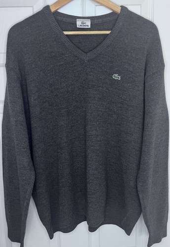 Vintage lacoste grey neck - vintage,