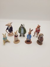 PETER RABBIT & FRIENDS Beatrix Potter 7 x Play Figures Set, 1.5-2.5"!