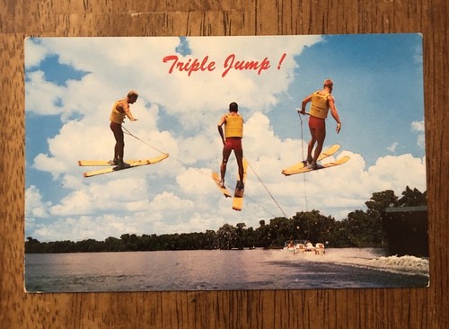 Triple jump water - triple, skiing
