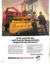 Original Vintage 1980s Farming Advert - " New Holland" - Power Farming Magazine 