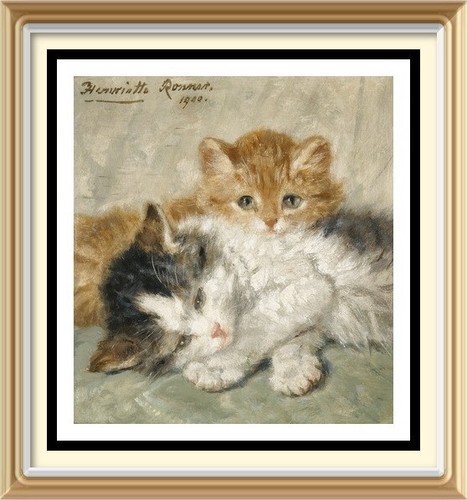 Henriette ronner knip cat - henriette,