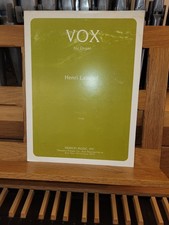 * Henri Lazarof: Vox; organ