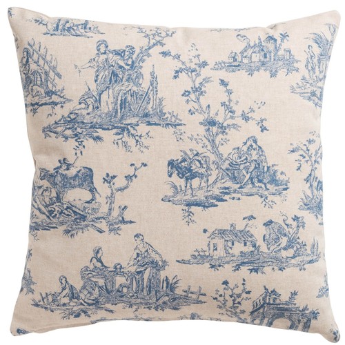 Chateau toile cushion cover - cushion,