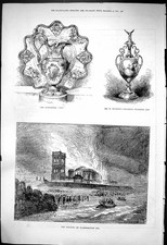 Old 1876 Fire Burning