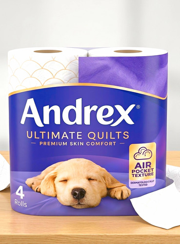 Andrex ultimate quilts toilet - quilts,