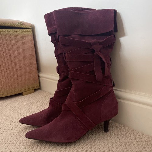 Vintage faith y2k real suede - real,