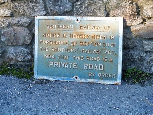 Photo private road chagford - photo,