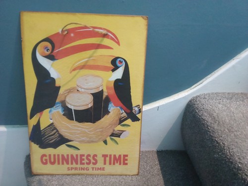 Rare guinness showcard - rare,