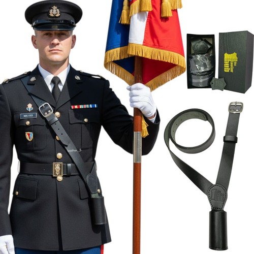 Flag parade pole holder - flag,