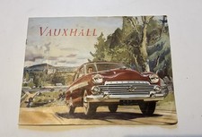 Vintage Vauxhall Car UK Sales Brochure 1956 Wyvern Velox Cresta prices