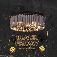 Modern Crystal Vintage Ceiling Light Chandelier Living Room Light lampshade