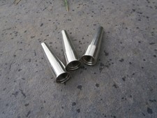 3 X STAINLESS STEEL STANDARD BEER PUMP NOZZLES + CREAMER HOME BAR PUB MAN CAVE