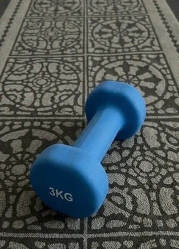Blue single hex dumbbell - kg,