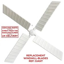 GARDEN WINDMILL SAILS - Ref: GIANT (42cm) GENUINE MOULDED REPLACEMENT BLADES. UK