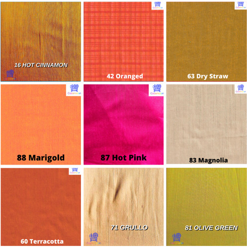 Remnants raw silk cotton - raw,
