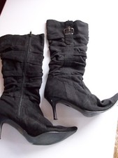 X’ite BLACK SUEDE LOOK