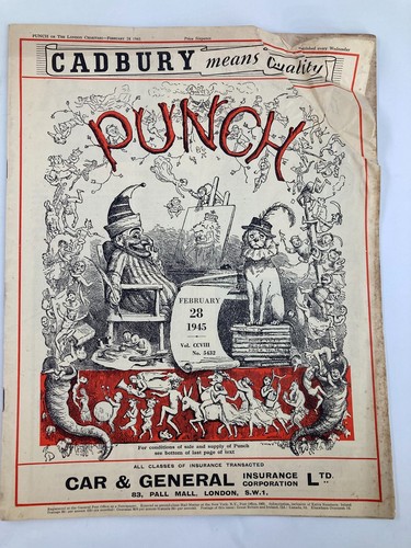 Vtg punch magazine - punch,