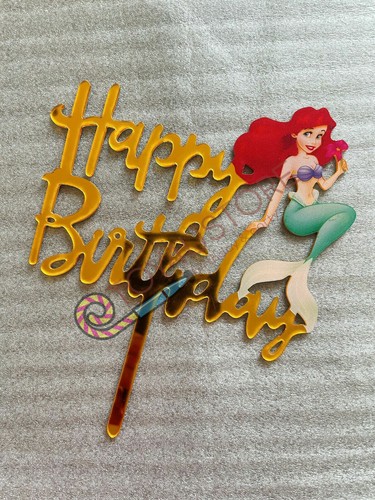 Ariel little mermaid cake - little,