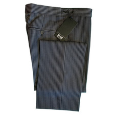  NEW Mens Black/Grey Stripe
