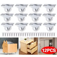 12PCS Fixed Castor Wheels for