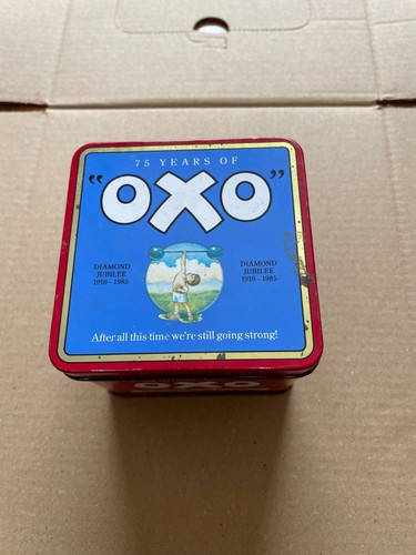 Vintage oxo cube - , tin