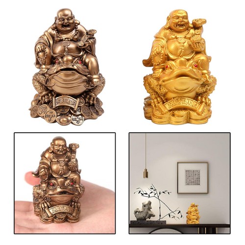 Laughing buddha sit statue - laughing, on