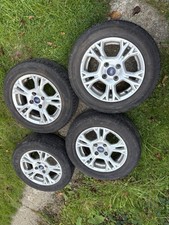 15” 4x108 Ford fiesta zetec ecoboost spoke alloy wheels alloys with tyres Mk7