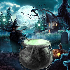 Halloween Witch Pot Smoke