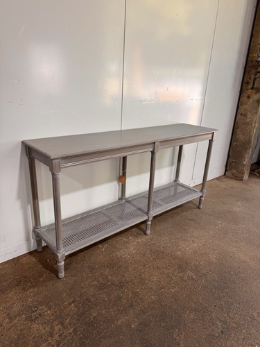 Display grey rustic console - ex,