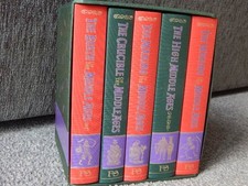 Folio Society The Story of the Middle Ages 5 Vol Book Set in Decorative Slipcase