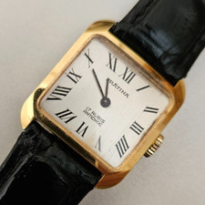 Vintage Women's PRATÏNA Manual Wind 17Js Watch NOS TANK German Classic Watch