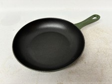 Le Creuset Frying Pan 20 Green Cast Iron Round