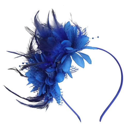 Feather hair fascinator - feather,