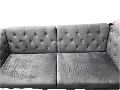 Sofa bed velvet chesterfield - bed,