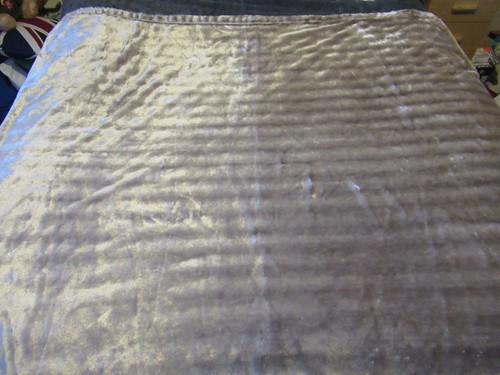 Champagne mink faux throw - faux,