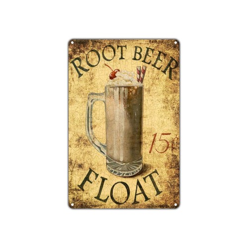Root beer floats vintage - beer,