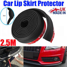 Universal Car Lip Skirt Protector Rubber Splitter Front Bumper Spoiler Side 2.5M