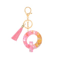 Pink Gold Resin Initial Letter