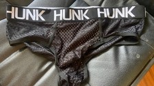 XL mens HUNK Sexy Black mesh