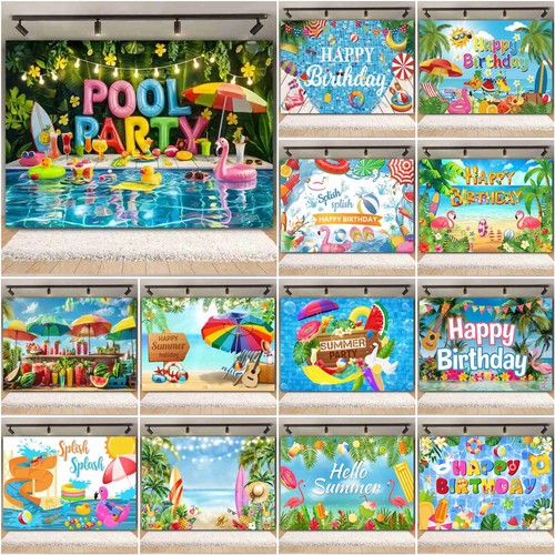Summer beach birthday party - summer,